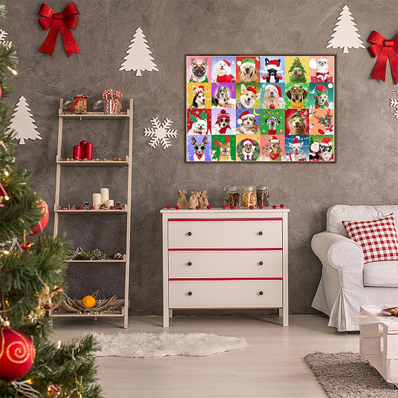 Christmas Jigsaw Puzzle Advent Calendar with Mystery Scenes