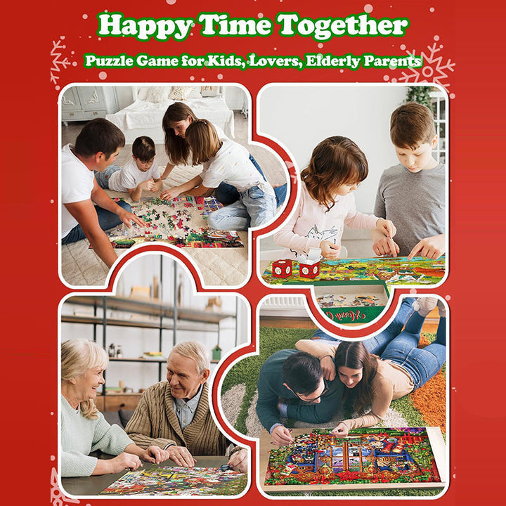 Christmas Jigsaw Puzzle Advent Calendar with Mystery Scenes