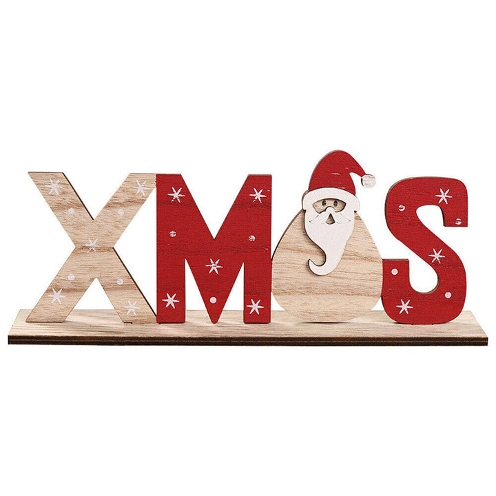 Hendrano™ Hand-Painted Wooden Christmas Table Decorations with Festive Figures