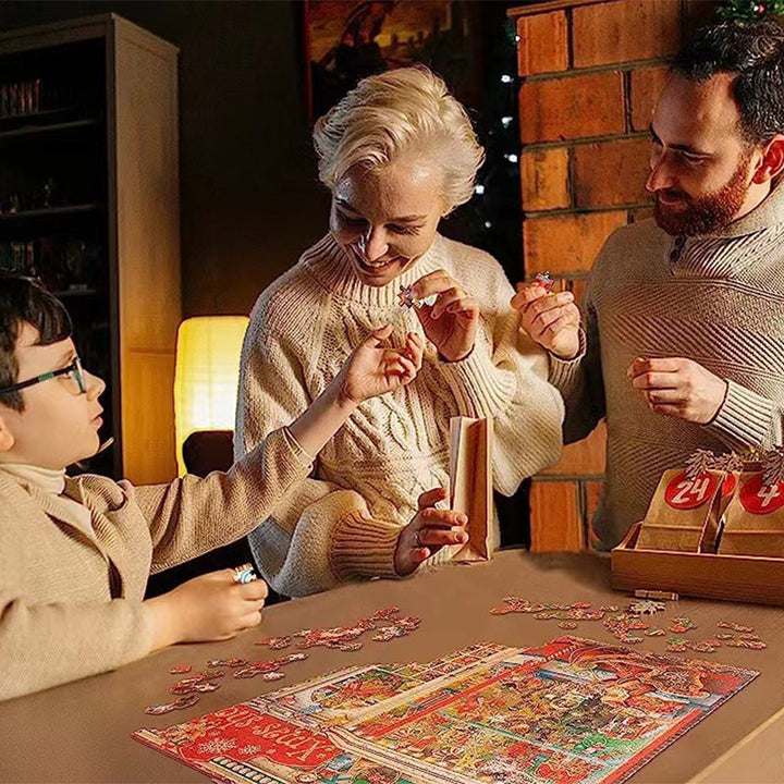 Christmas Jigsaw Puzzles Advent Calendar  - Christmas Gift