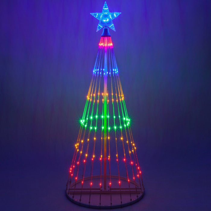 Hendrano™ Animated Multicolor LED Outdoor Christmas Tree Light Show