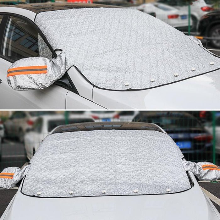 Hendrano™ Magnetic Windshield Snow Cover with Side Mirror Covers