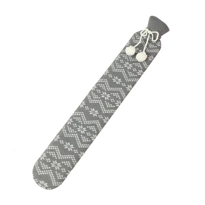 Hendrano™ Extra-Long 72 cm Hot Water Bottle with Soft Cover