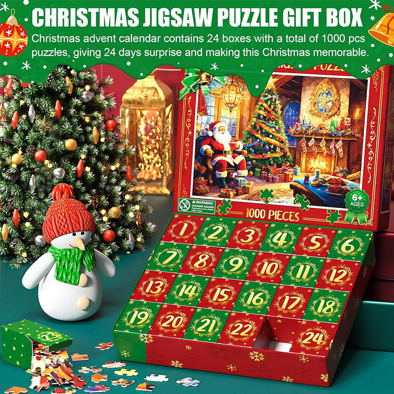 Christmas Jigsaw Puzzles Advent Calendar  - Christmas Gift