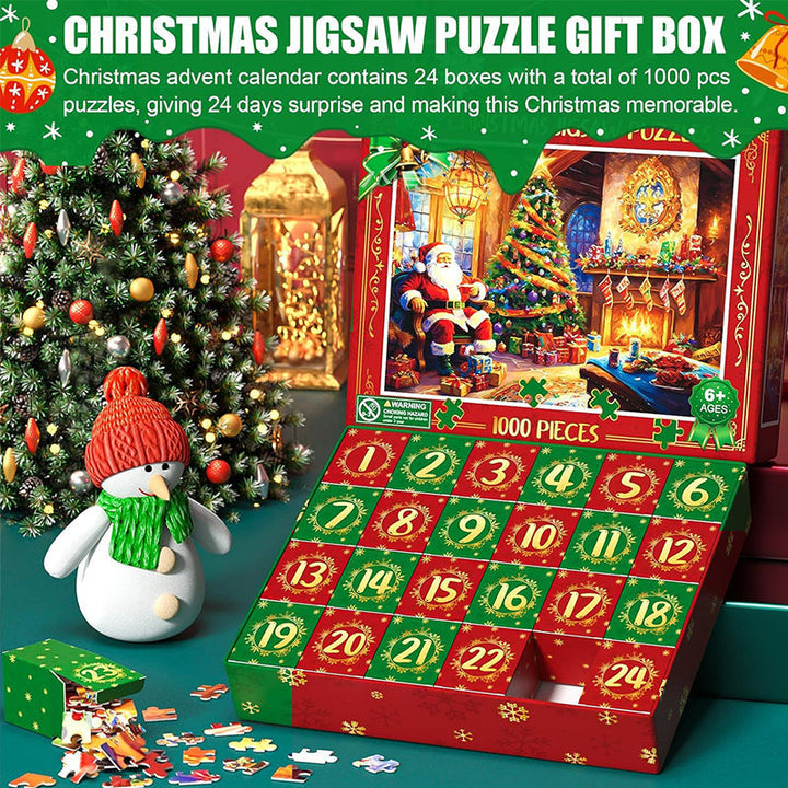 Christmas Jigsaw Puzzles Advent Calendar  - Christmas Gift