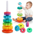 Hendrano™ Spinning Stacking Toy with Six Colorful Spiral Discs