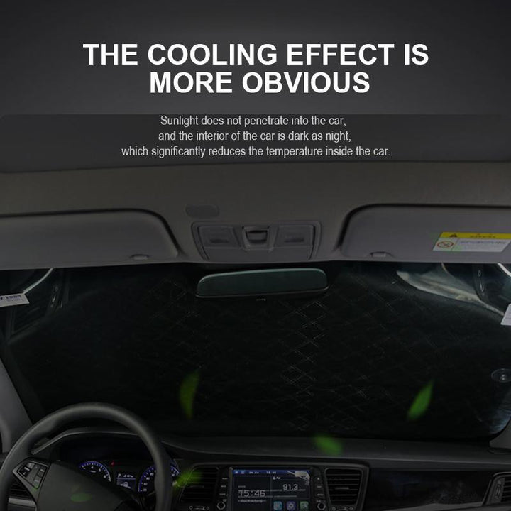 Magnetic Windshield Snow Cover with Side Mirror Covers