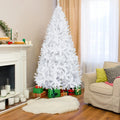 White unlit artificial Christmas tree 5 ft