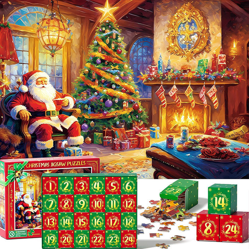 Christmas Jigsaw Puzzles Advent Calendar  - Christmas Gift