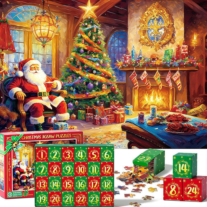 Christmas Jigsaw Puzzles Advent Calendar  - Christmas Gift