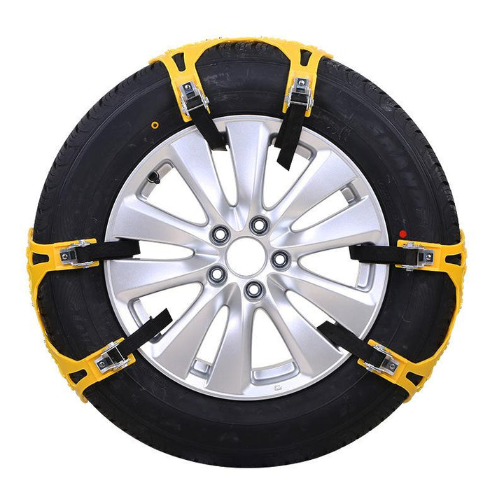 Hendrano™ Steel Snow Chains with X-Spikes for Traction on Ice and Snow