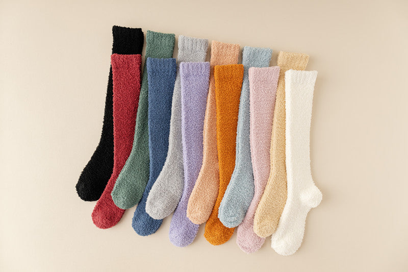 Hendrano™ Extra-Long Coral Fleece Winter Socks for Cozy Feet
