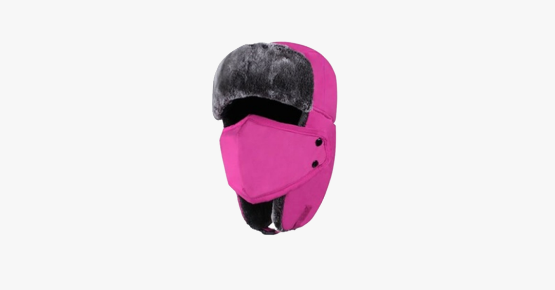 Hendrano™ Waterproof Trapper Hat with Faux Fur and Detachable Face Mask
