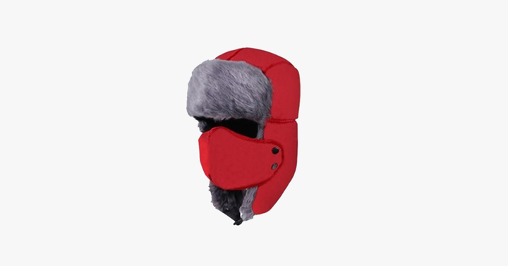 Hendrano™ Waterproof Trapper Hat with Faux Fur and Detachable Face Mask