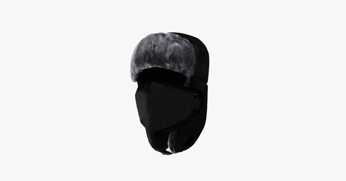 Hendrano™ Waterproof Trapper Hat with Faux Fur and Detachable Face Mask