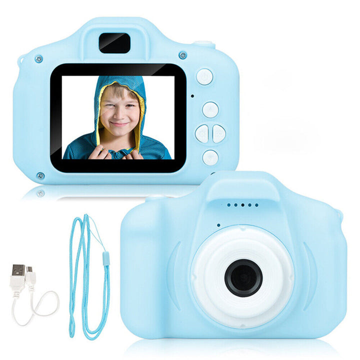 Retro Mini Digital Camera with Full HD Video and 2" Screen
