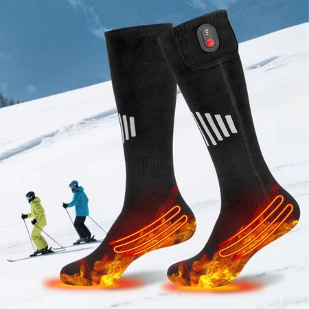 Hendrano™ USB Rechargeable Heated Socks with Toe and Sole Warmth