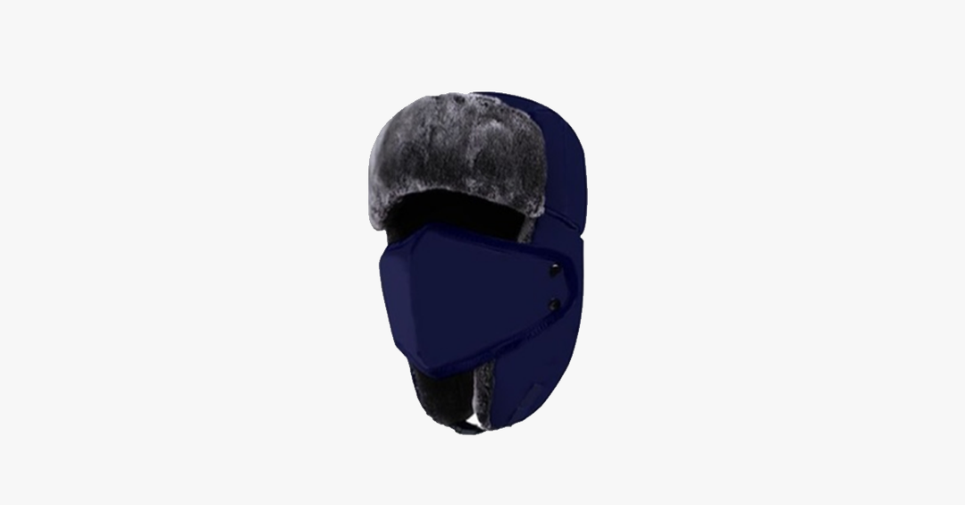 Hendrano™ Waterproof Trapper Hat with Faux Fur and Detachable Face Mask