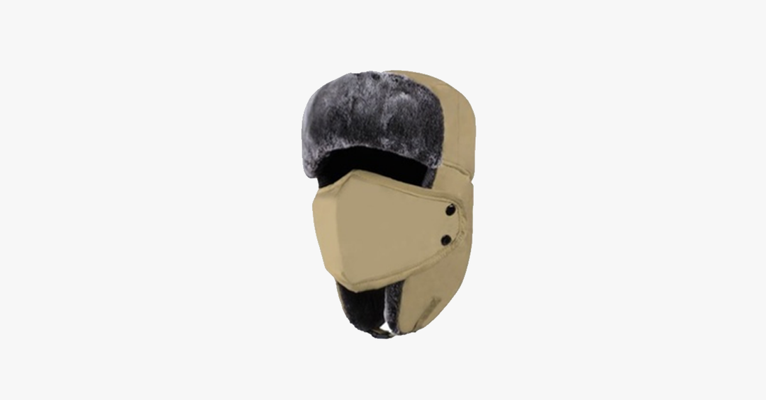 Hendrano™ Waterproof Trapper Hat with Faux Fur and Detachable Face Mask