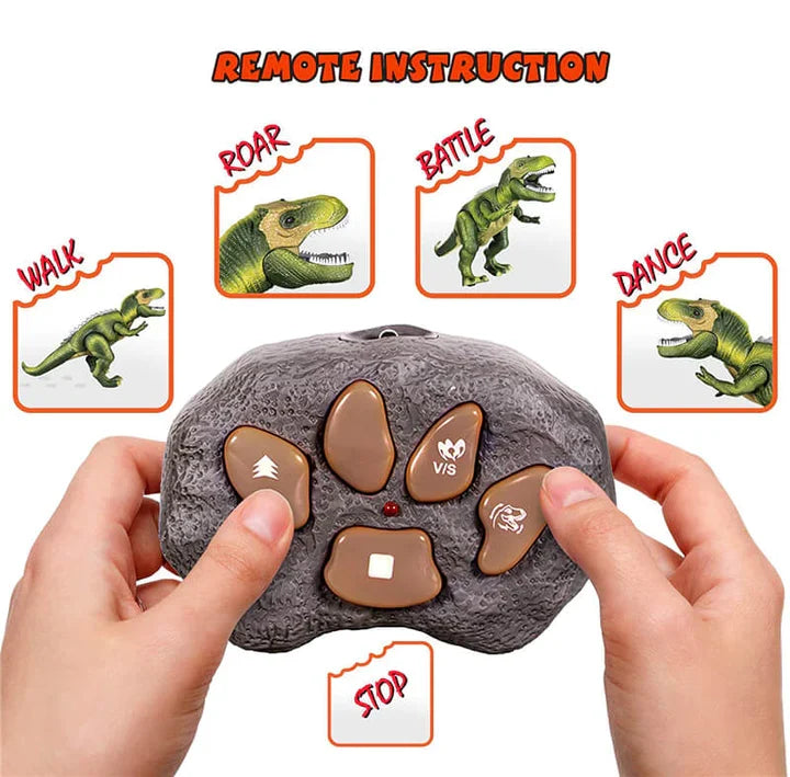 Remote Control T-Rex Dinosaur That Walks, Roars and Lights Up