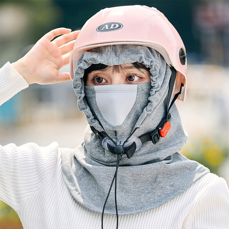 Hendrano™ Hooded Cycling Face Mask with Built-In Neck Warmer