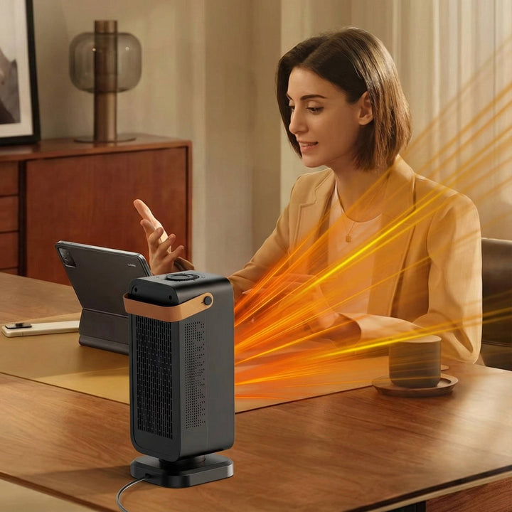 Hendrano™ 1200W Ceramic Space Heater with 3 Modes &amp; Tip-Over Shut-Off