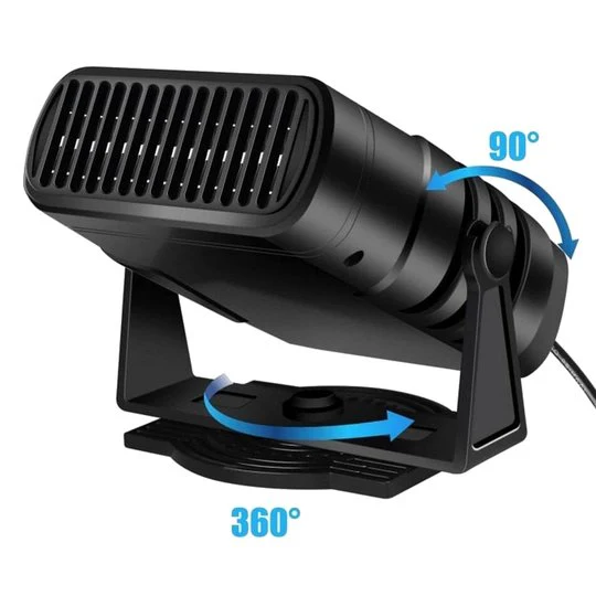 12V Car Heater and Cooling Fan with 360° Rotating Base