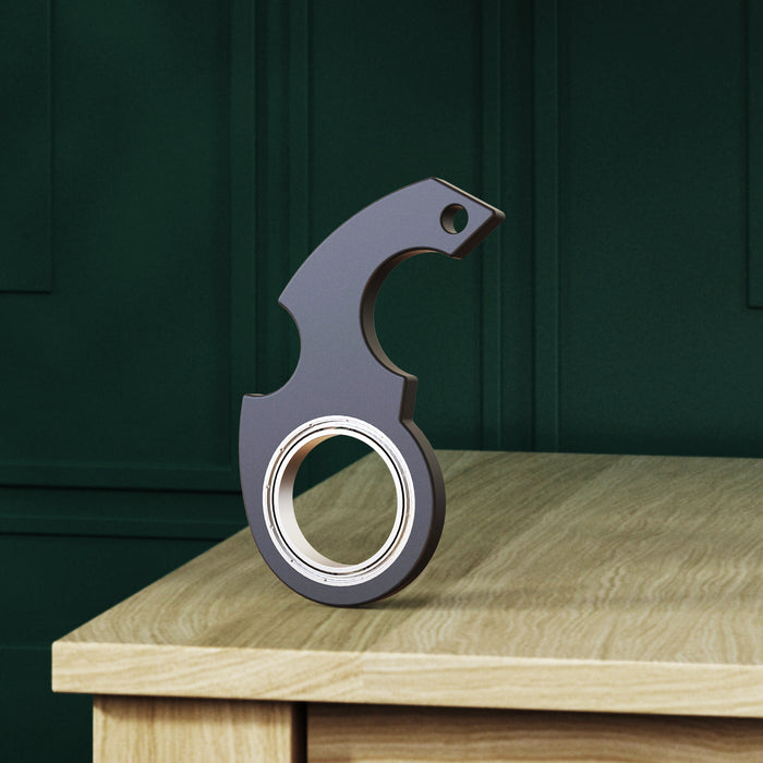 Hendrano Fidget Spinner Keychain with Bottle Opener Edge