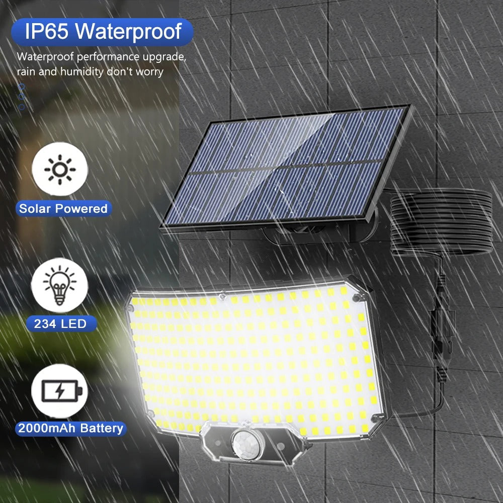Hendrano™ Solar Motion Sensor Flood Light with 234 LEDs and Remote Control