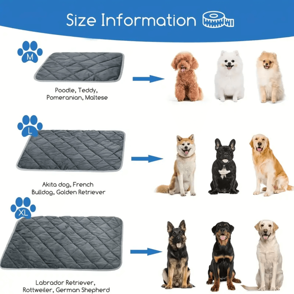 Hendrano™ Self-Warming Pet Pad with Non-Slip Base for Dogs and Cats