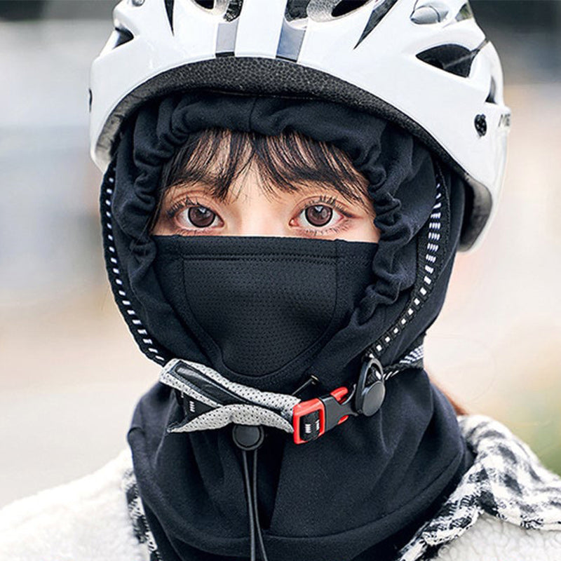 Hendrano™ Hooded Cycling Face Mask with Built-In Neck Warmer