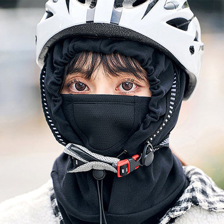 Hendrano™ Hooded Cycling Face Mask with Built-In Neck Warmer