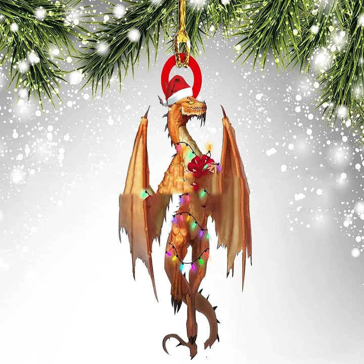 Dinosaur Dragon Egg Acrylic Christmas Ornament – 18 Designs
