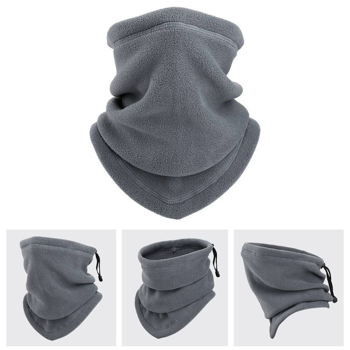 Fleece Neck Gaiter Scarf with Half Face Cover for Winter