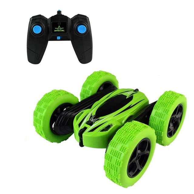 RC Stunt Car with 360° Flips, 4WD and LED Headlights