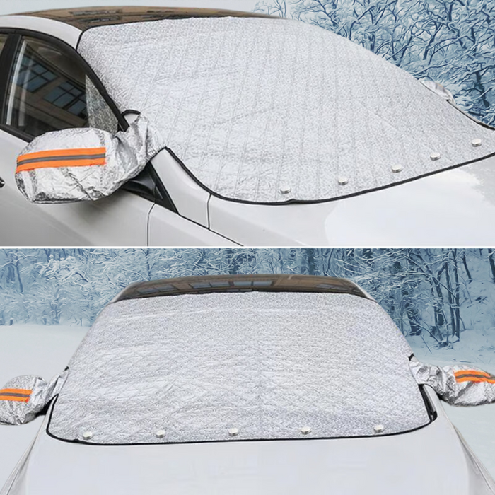 Hendrano™ Magnetic Windshield and Side Mirror Cover, Universal 89 x 43 in