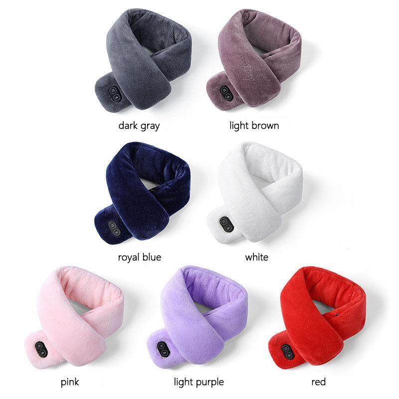 Hendrano™ Heated Neck Scarf with Vibration Massage and USB Power