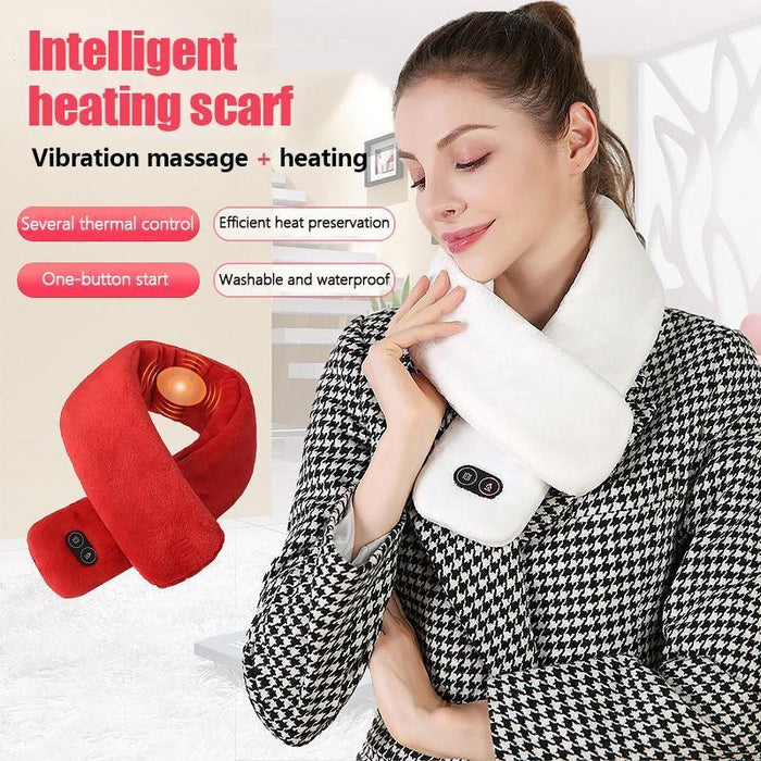 Hendrano™ Heated Neck Scarf with Vibration Massage and USB Power