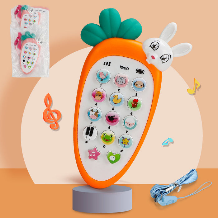 Hendrano Musical Baby Toy Phone with Lanyard in Fun Designs