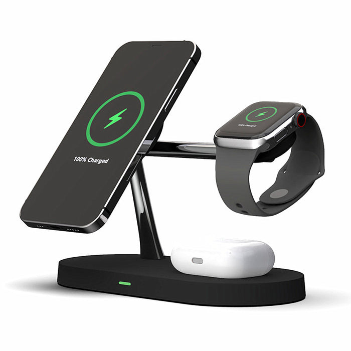 Hendrano 5-in-1 Magnetic Wireless Charging Stand with Night Light