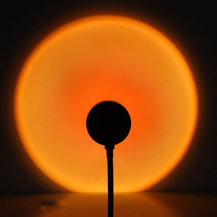 Sunset Projection Lamp with Adjustable Head, Iron Shell Night Light