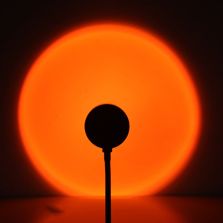 Sunset Projection Lamp with Adjustable Head, Iron Shell Night Light
