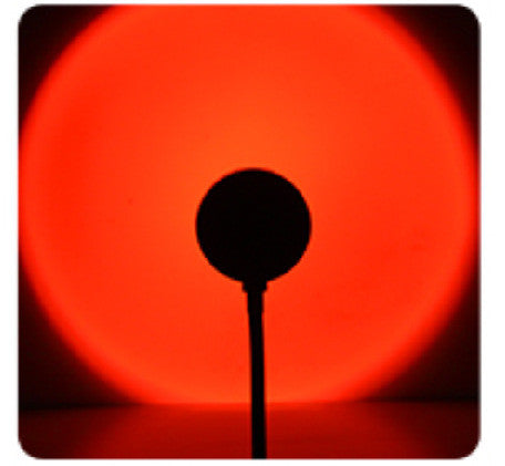 Sunset Projection Lamp with Adjustable Head, Iron Shell Night Light