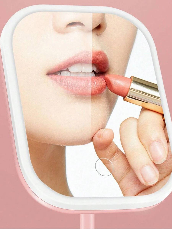 Portable LED Makeup Mirror with Three Light Modes and Dimmer