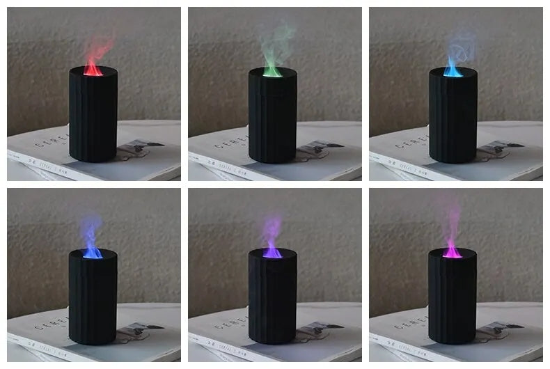 Flame Effect Humidifier and Essential Oil Diffuser, 100 ml