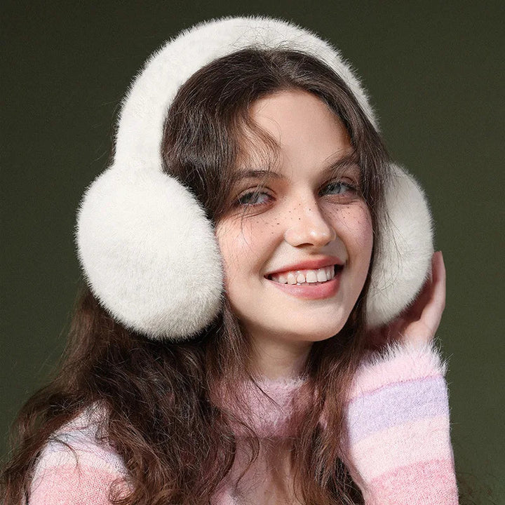 Hendrano™ Luxury Plush Earmuffs – Soft Foldable Winter Ear Warmers