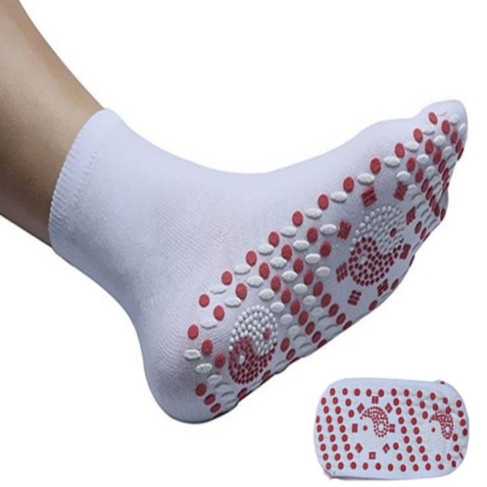 Rechargeable Heated Athletic Socks, 5-Pair Set – Unisex