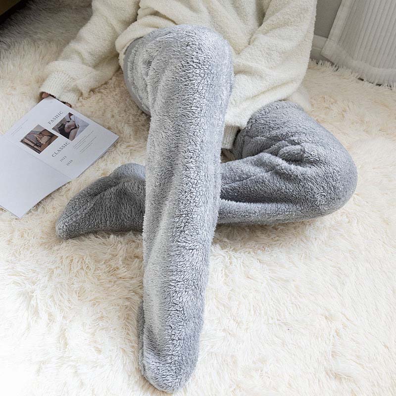 Thermal Knee Warmer Socks for Cold Winter Days