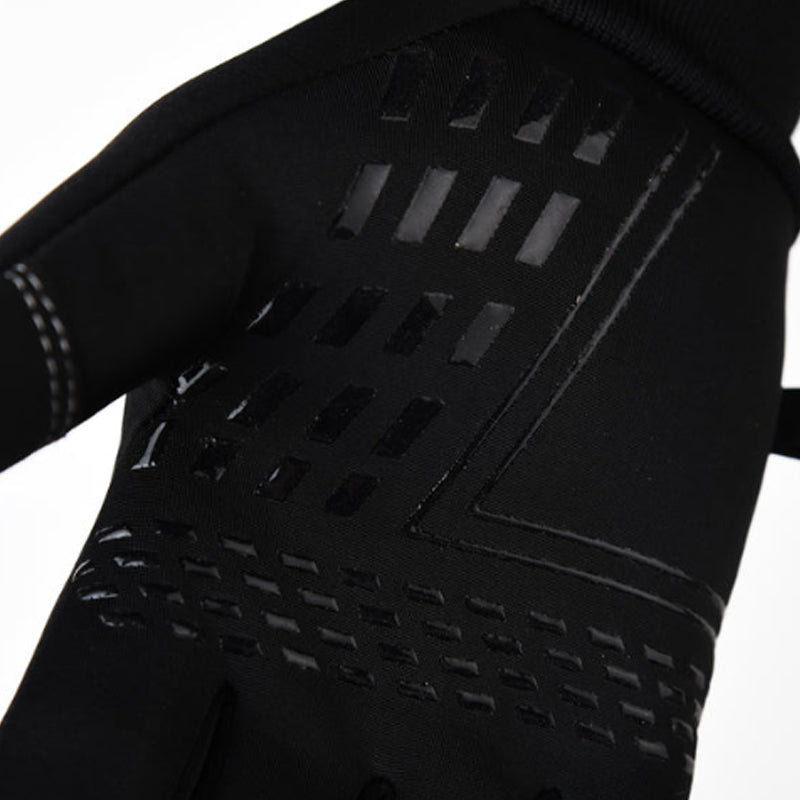 Water-Repellent Fleece-Lined Winter Gloves with Touchscreen