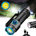 Hendrano™ Rechargeable 1000 Lumen LED Flashlight with Magnetic Tail